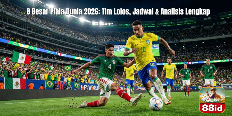 8 Besar Piala Dunia 2026 Tim Lolos, Jadwal & Analisis Lengkap